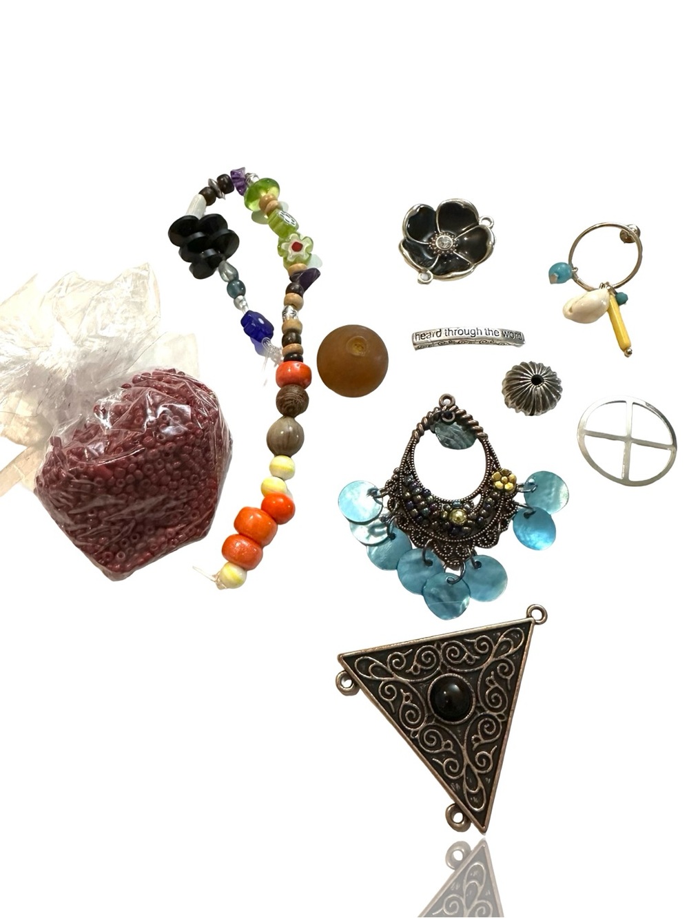 Assorted Women's Bead and Charm Jewelry Making & Craft Lot
